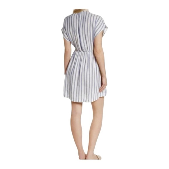 Rails Charlotte Grenadines Stripe Linen Mini Dress - Picture 6 of 10